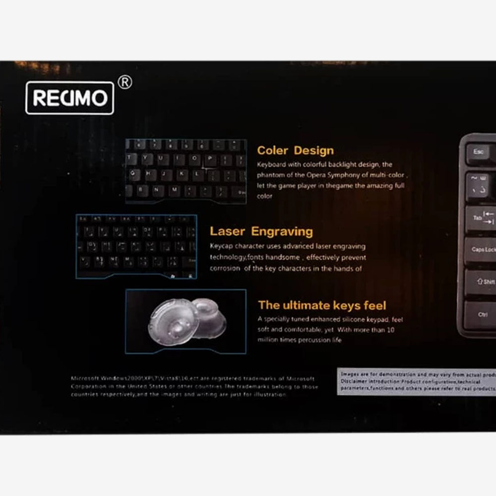 Redmo Color کیبورد ردمو مدل R-808 - کیسیمپل